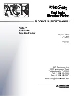 ACR Electronics VECTA 2 Product Support Manual preview