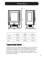 Preview for 11 page of ACR STOVES Astwood Electric Technical  User'S Manual