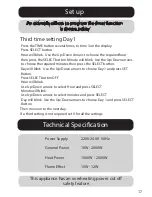 Preview for 18 page of ACR STOVES Astwood Electric Technical  User'S Manual