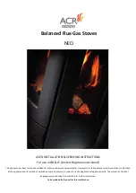 Preview for 1 page of ACR STOVES NEO Electric User, Installation & Servicing Instructions