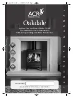 ACR STOVES Oakdale FB1MF Technical Manual preview