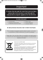 Preview for 2 page of ACR STOVES PR-1200e Operating Instructions Manual