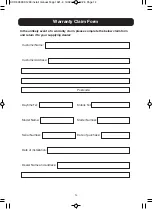 Preview for 14 page of ACR STOVES PR-1200e Operating Instructions Manual