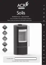 ACR STOVES Solis SOLMF Technical Manual preview