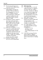 Предварительный просмотр 9 страницы ACRA-CUT 200-141 Instructions For Use Manual