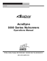 AcraDyne AES35075AV Operation Manual предпросмотр