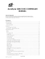 Предварительный просмотр 2 страницы AcraDyne Gen IV Operator'S Manual