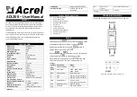 Acrel ADL200 User Manual preview