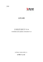 Acrel ADL400 Installation And Operation Instruction Manual preview