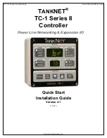 Preview for 1 page of Acrolon TankNET TC-1 Quick Start Installation Manual