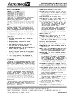 Preview for 1 page of Acromag 4683-TTM-1F Instruction Manual