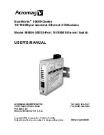 Preview for 1 page of Acromag 900EN-S005 User Manual