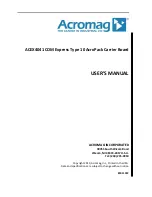 Acromag ACEX4041 User Manual preview