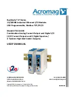 Preview for 1 page of Acromag BusWorks XT Series User Manual