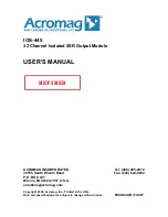 Acromag IOS-445 User Manual preview