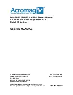 Preview for 1 page of Acromag IOS-EP201 User Manual