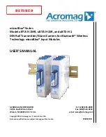 Предварительный просмотр 1 страницы Acromag microBlox Series User Manual