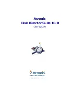 ACRONIS DISK DIRECTOR SUITE 10 User Manual preview