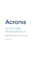 ACRONIS SDI-5060 Appliance Quick Start Manual preview