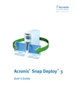 ACRONIS SNAP DEPLOY 3 - FOR WORKSTATION Manual preview