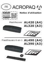 Preview for 8 page of acropaq AL320 User Manual