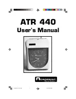 Предварительный просмотр 1 страницы Acroprint ATR 440 User Manual