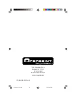 Предварительный просмотр 36 страницы Acroprint ATR 440 User Manual