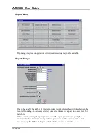 Preview for 52 page of Acroprint ATR9800 Reference Manual