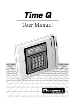 Предварительный просмотр 1 страницы Acroprint Time Q User Manual