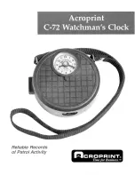 Acroprint Watchman Clock C-72 Features & Benefits preview