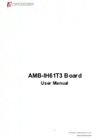 Acrosser Technology AMB-IH61T3 User Manual preview