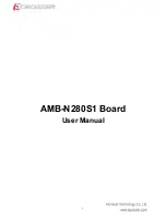 Acrosser Technology AMB-N280S1 User Manual предпросмотр