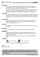 Preview for 2 page of Acrosser Technology AND-APL1E Series User Manual