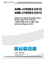 Preview for 1 page of Acrosser Technology AND-J180N2-C612 User Manual