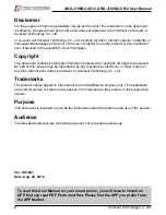 Preview for 2 page of Acrosser Technology AND-J180N2-C612 User Manual