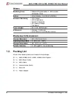 Preview for 6 page of Acrosser Technology AND-J180N2-C612 User Manual