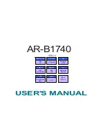 Acrosser Technology AR-B1740 User Manual preview