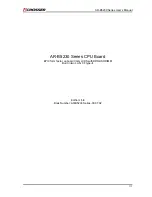 Acrosser Technology AR-B5230 Series User Manual preview