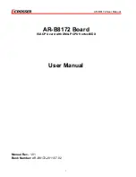 Preview for 1 page of Acrosser Technology AR-B8172 User Manual