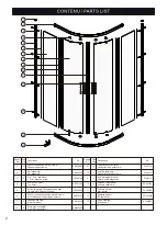 Preview for 2 page of Acryline Nix 3636 Installation Manual