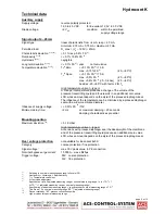 Предварительный просмотр 9 страницы ACS contsys Hydrocont K Technical Manual