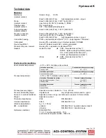 Предварительный просмотр 10 страницы ACS contsys Hydrocont K Technical Manual