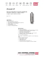 ACS contsys Precont CT Technical Manual предпросмотр