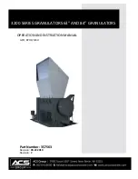 Preview for 1 page of ACS 3200 Series Operation And Instruction Manual
