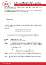 Preview for 11 page of ACS ACR 38 Reference Manual