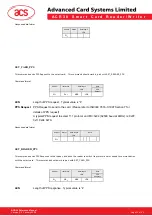 Предварительный просмотр 13 страницы ACS ACR 38 Reference Manual