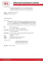 Предварительный просмотр 26 страницы ACS ACR 38 Reference Manual