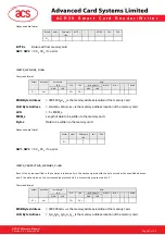 Preview for 30 page of ACS ACR 38 Reference Manual