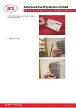 Preview for 3 page of ACS ACR120 Mounting Procedure