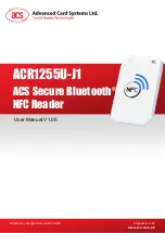 ACS ACR1252U User Manual preview